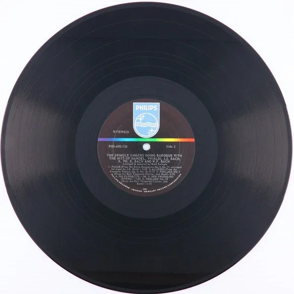 The Swingle Singers – Going Baroque - 1964 12" Vinyl LP Record PHS 600-126 - Picture 10 of 12